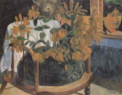 Paul Gauguin Sunflower (mk07) oil painting image